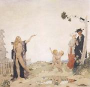 Sir William Orpen Sowing New Seed oil